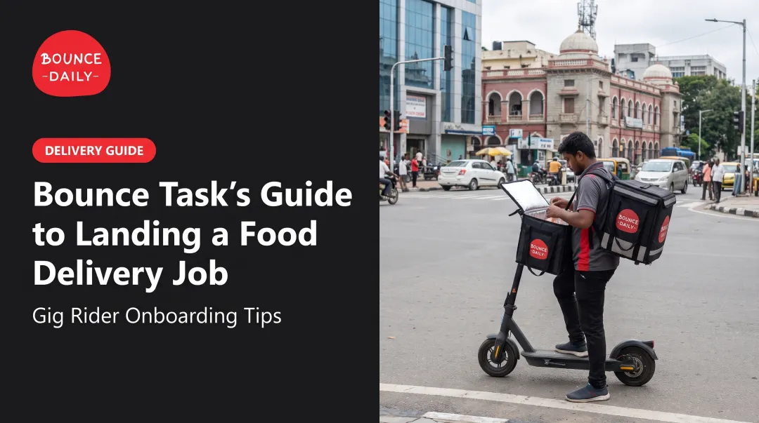 Bounce Task's Guide to Landing a Food Delivery Job