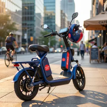 High Speed Electric Scooter on Rent – 55 km/h, License Ready