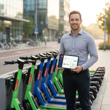 Bounce Daily EV franchise support and scooter fleet