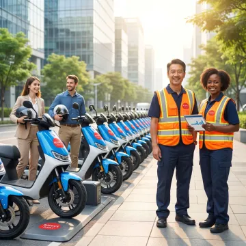 Fleet Mobility Services – End-to-End Managed EV Scooter Solutions
