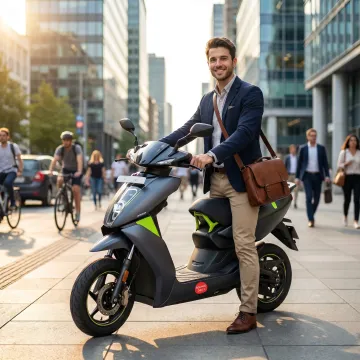 Long-term electric scooter rental for daily travel