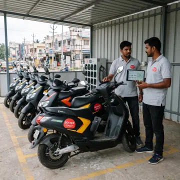 Team using fleet operations software