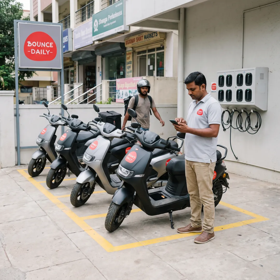 Partner onboarding an electric scooter rental hub