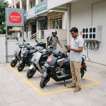 Partner onboarding an electric scooter rental hub
