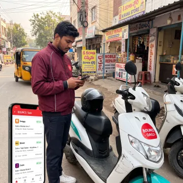 Delivery partner receiving rider support on a mobile app