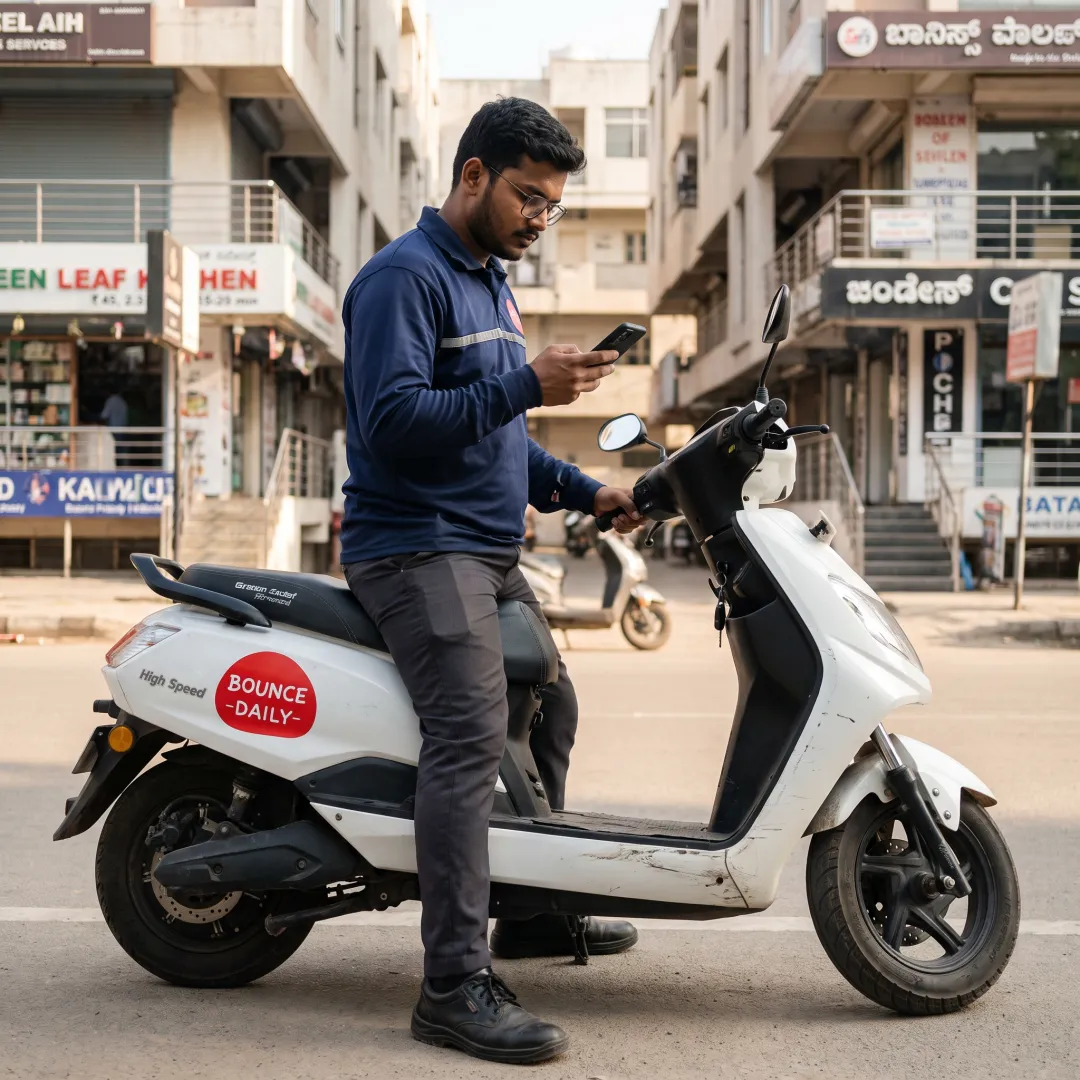 Delivery partner using a rider app