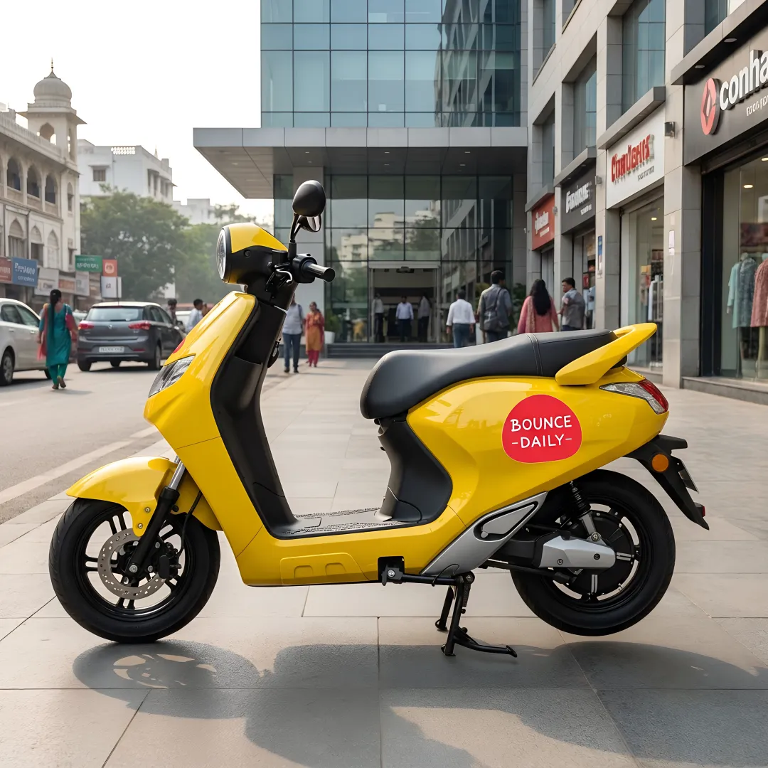 Electric scooter used for work commute and delivery