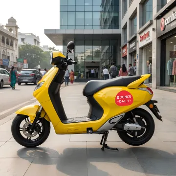 Electric scooter used for work commute and delivery