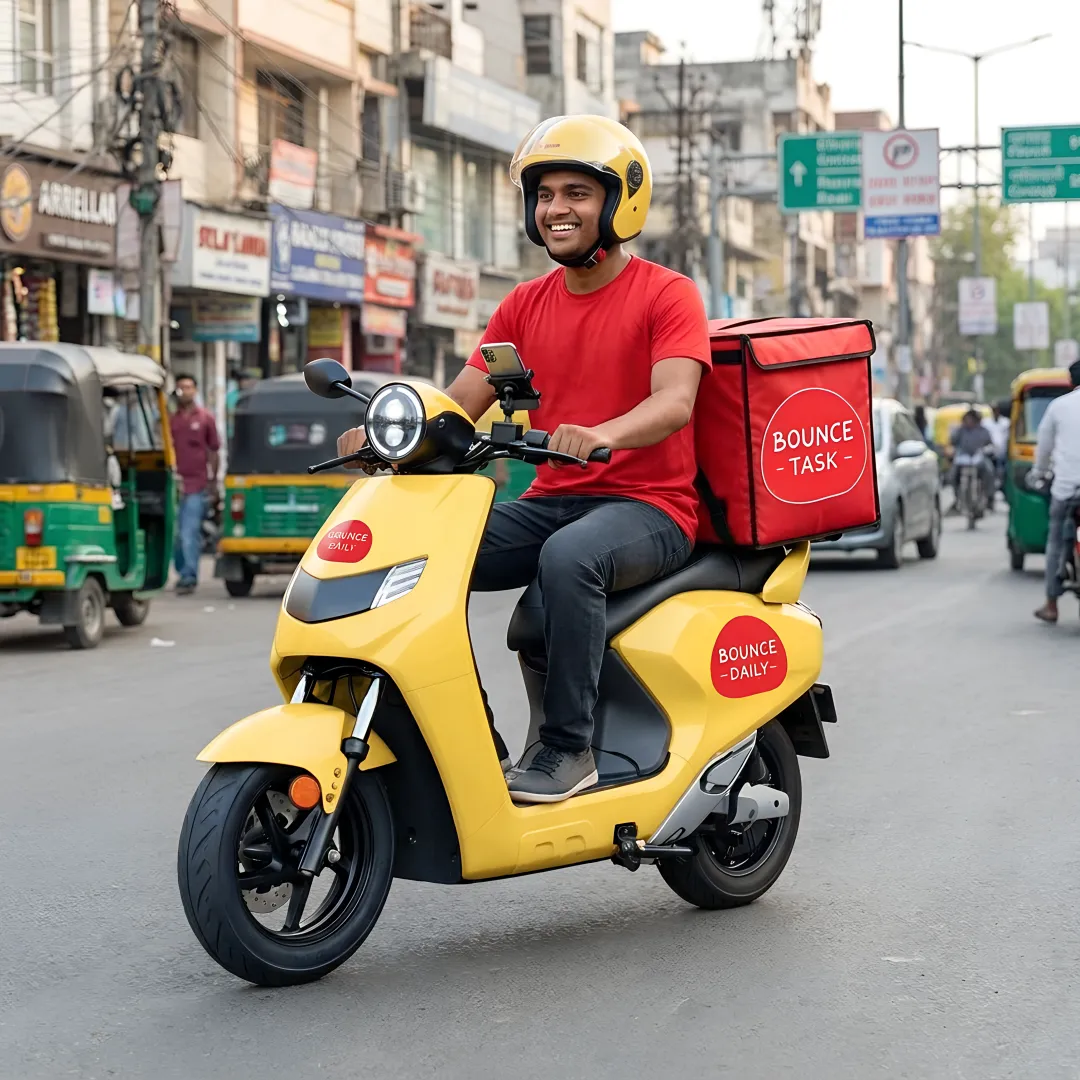 Electric scooter rental for gig workers