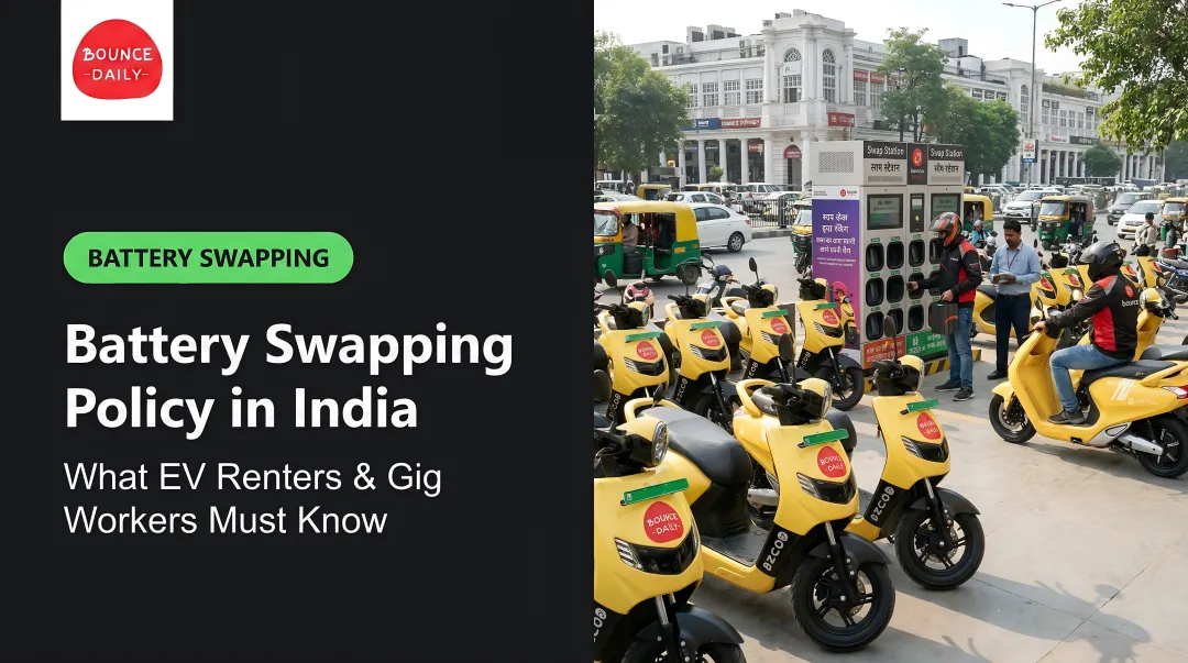 Battery Swapping Policy in India: What EV Renters & Gig Workers Must Know