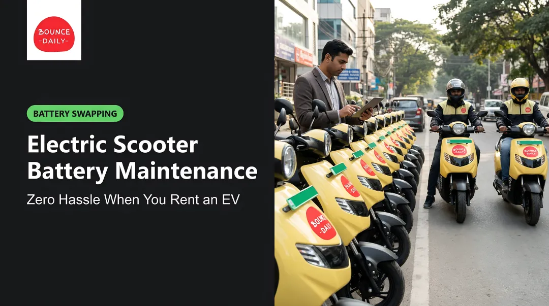Electric Scooter Battery Maintenance: Zero Hassle When You Rent an EV
