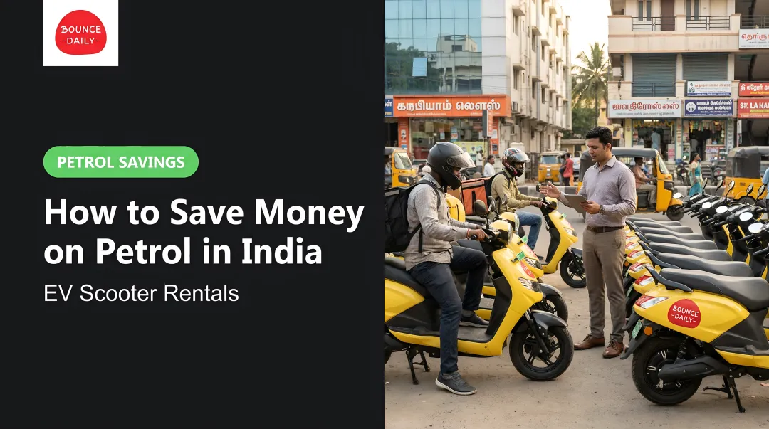 How to Save Money on Petrol in India: EV Scooter Rentals