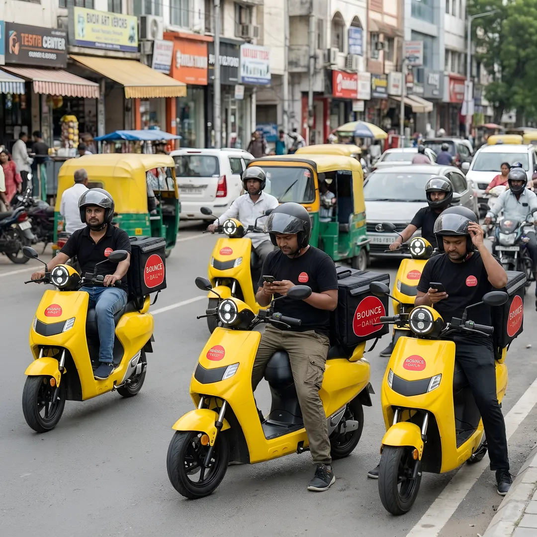 Electric scooter rental for daily riders in India