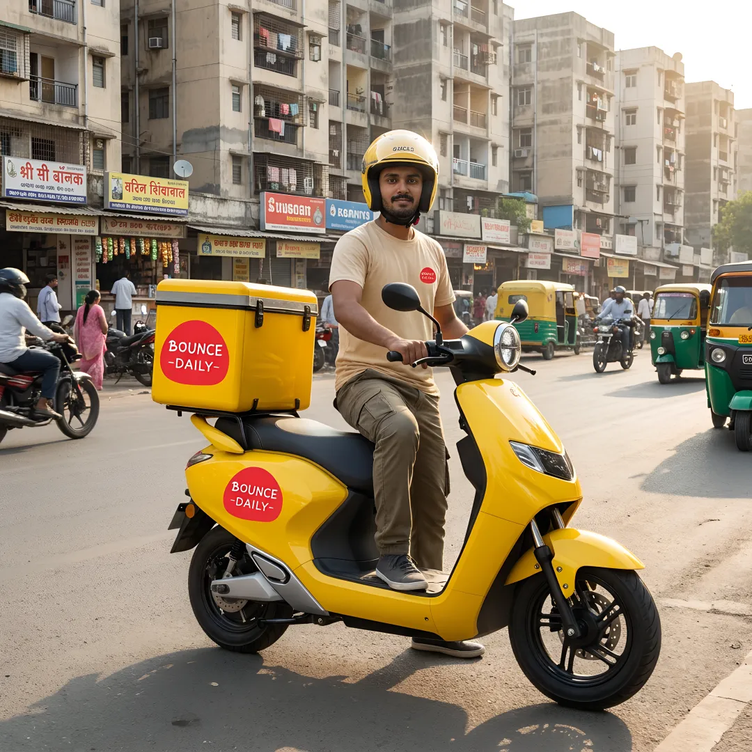 Rider comparing electric scooter rental plans
