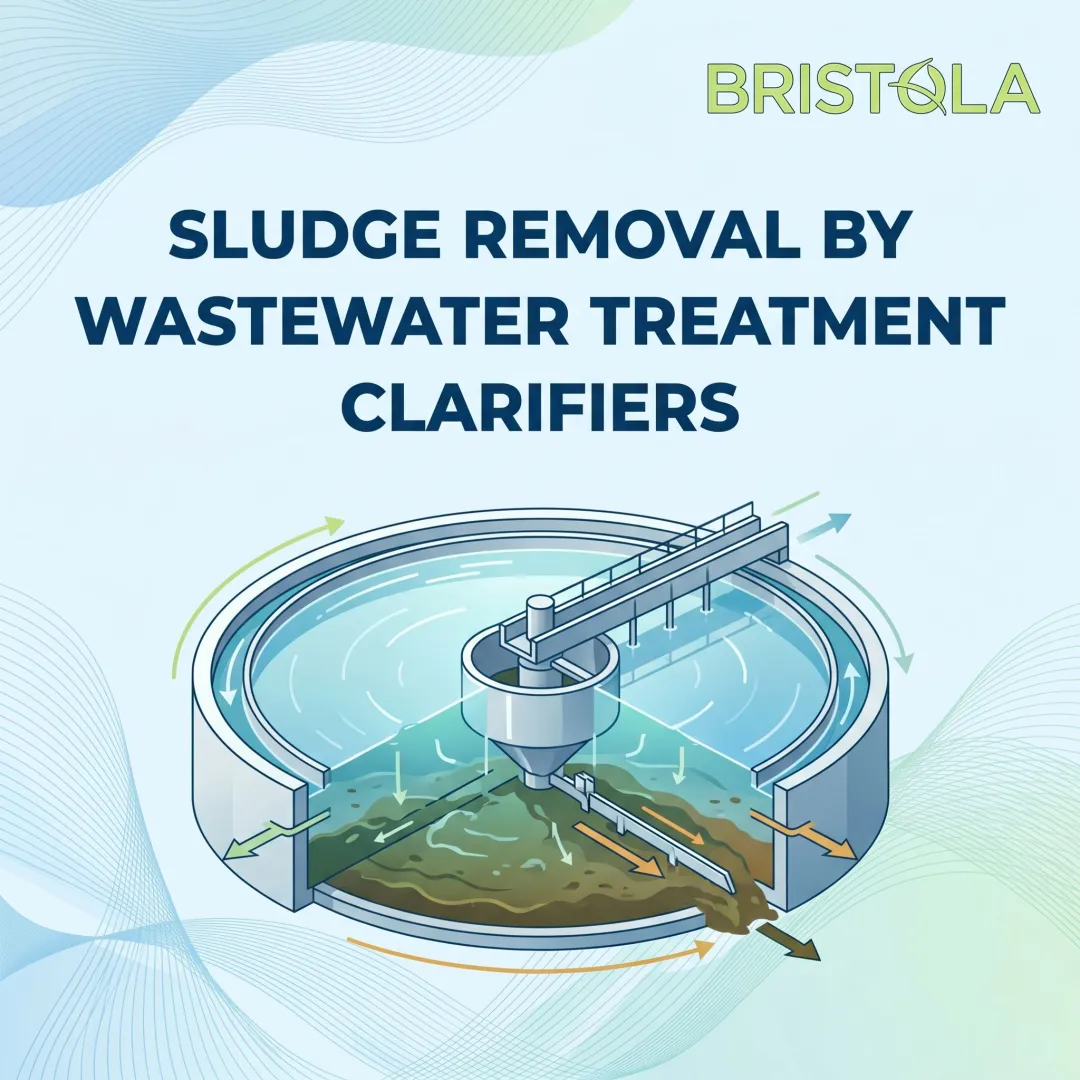 Sludge Removal by Wastewater Treatment Clarifiers
