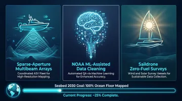 Three emerging sonar mapping technologies driving Seabed 2030 global coverage progress