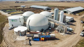 EnviTec Biogas dairy RNG facility processing large-scale manure feedstock in South Dakota