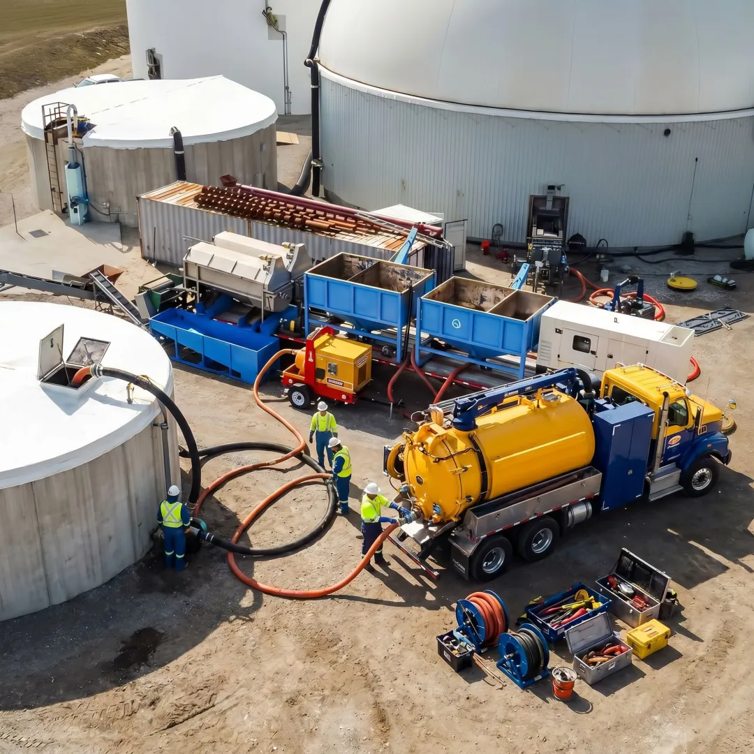 Industrial Sludge Removal Services — Vacuum Truck