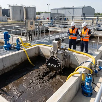 Wastewater tank maintenance with robotic cleaning equipment
