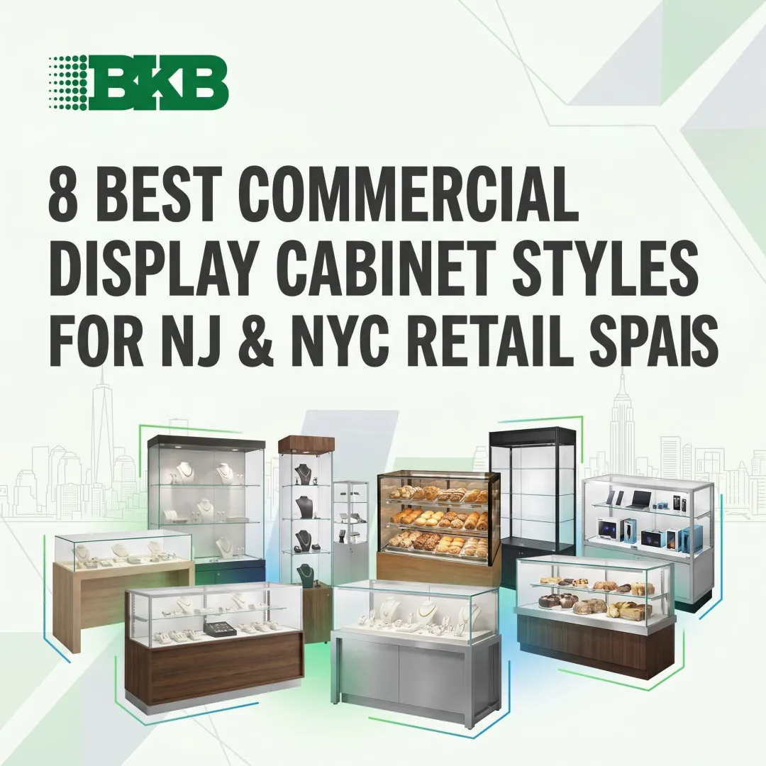 8 Best Commercial Display Cabinet Styles for NJ & NYC Retail Spaces