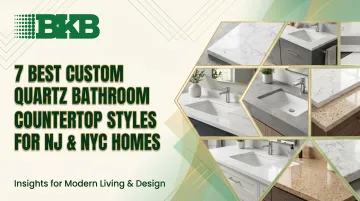 7 Best Custom Quartz Bathroom Countertop Styles for NJ & NYC Homes