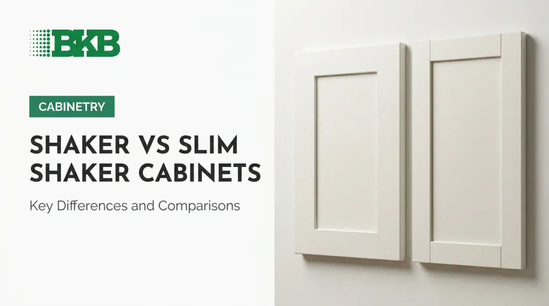 Shaker vs Slim Shaker Cabinets: Key Differences and Comparisons