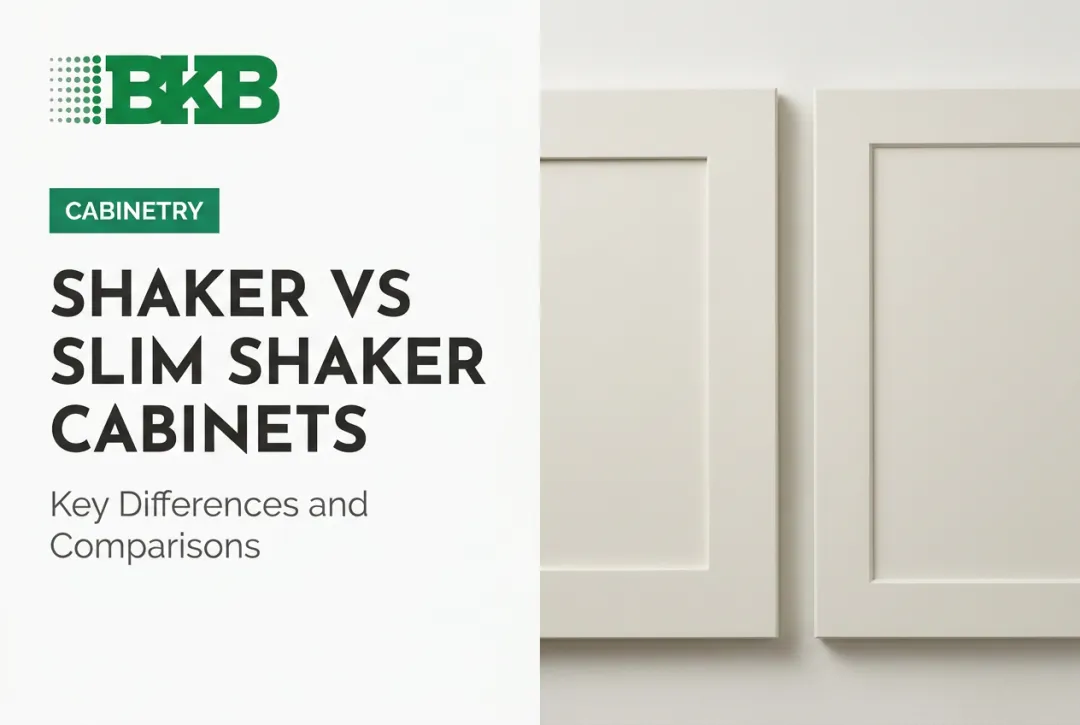 Shaker vs Slim Shaker Cabinets: Key Differences and Comparisons