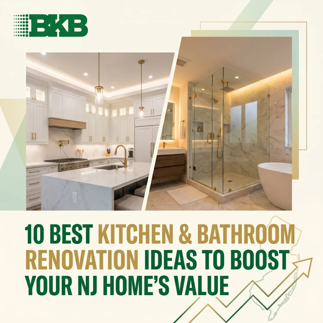 10 Best Kitchen & Bathroom Renovation Ideas to Boost Your NJ Home's Value