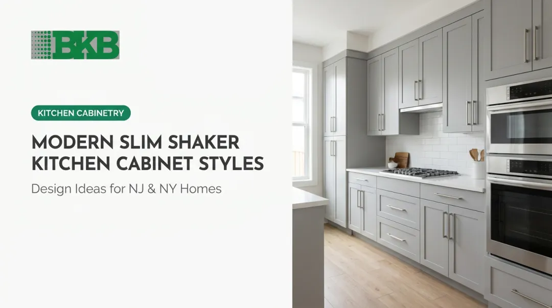 Modern Slim Shaker Kitchen Cabinet Styles