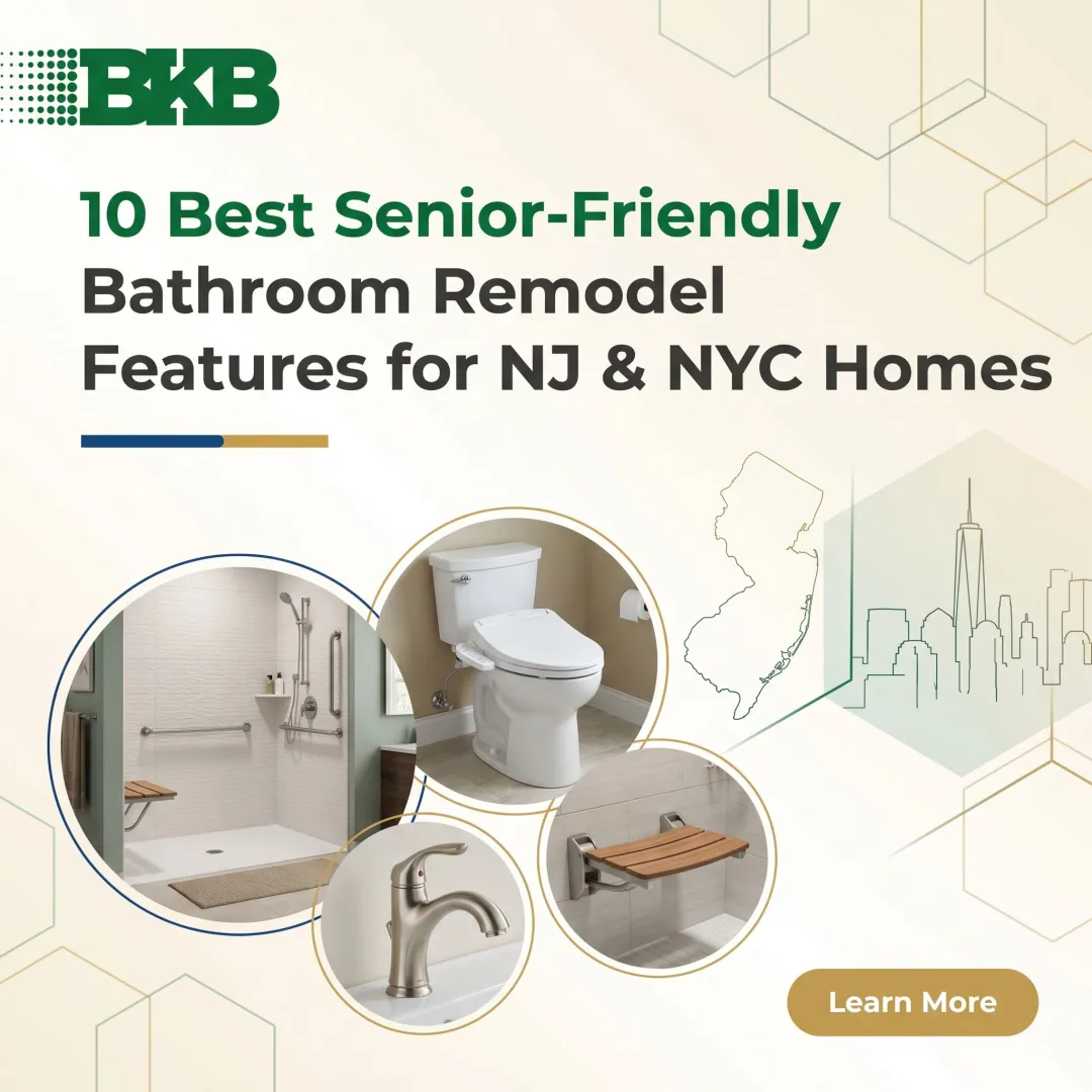 10 Best Senior-Friendly Bathroom Remodel Features for NJ & NYC Homes