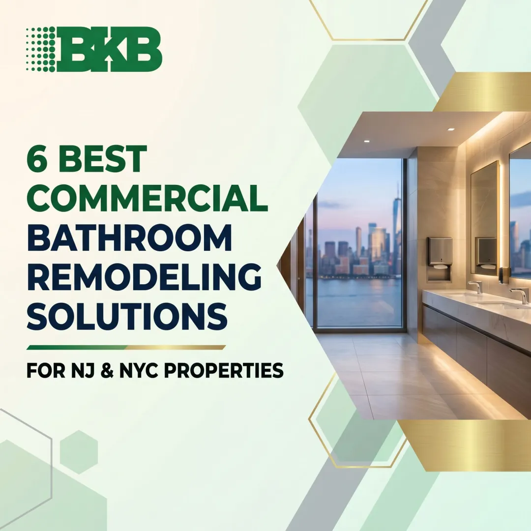 6 Best Commercial Bathroom Remodeling Solutions for NJ & NYC Properties