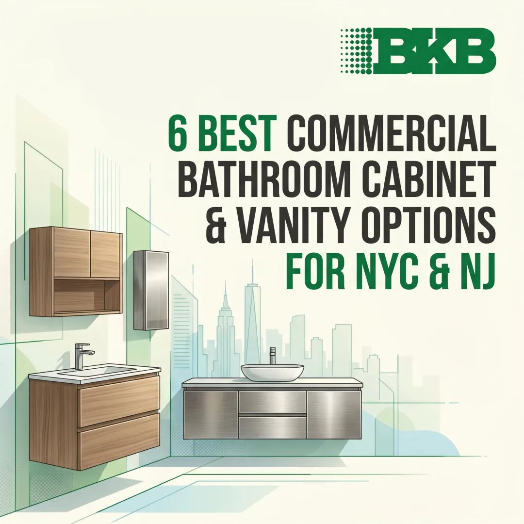 6 Best Commercial Bathroom Cabinet & Vanity Options for NYC & NJ