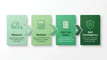 4-step quartz countertop budget estimation framework for NJ and NYC homeowners