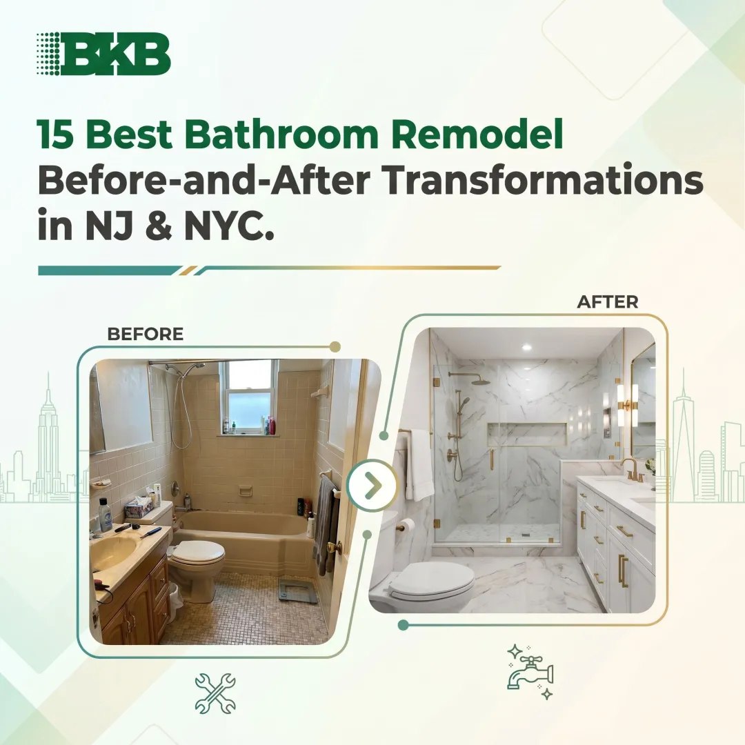 15 Best Bathroom Remodel Before-and-After Transformations in NJ & NYC
