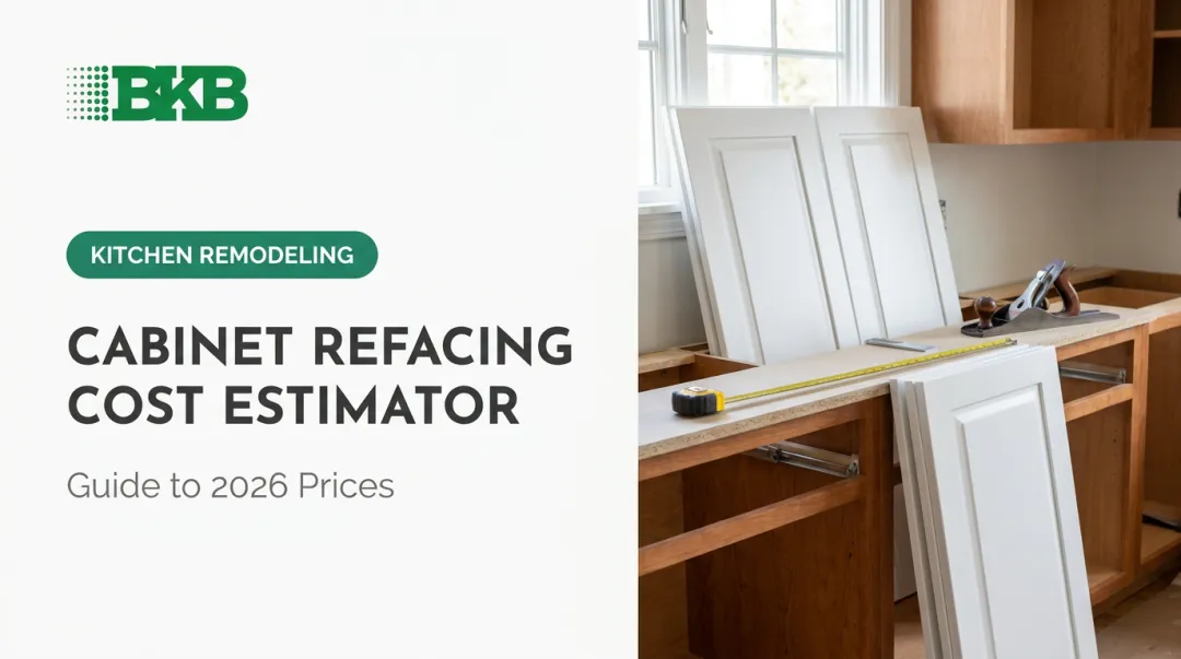 Cabinet Refacing Cost Estimator: Guide to 2026 Prices