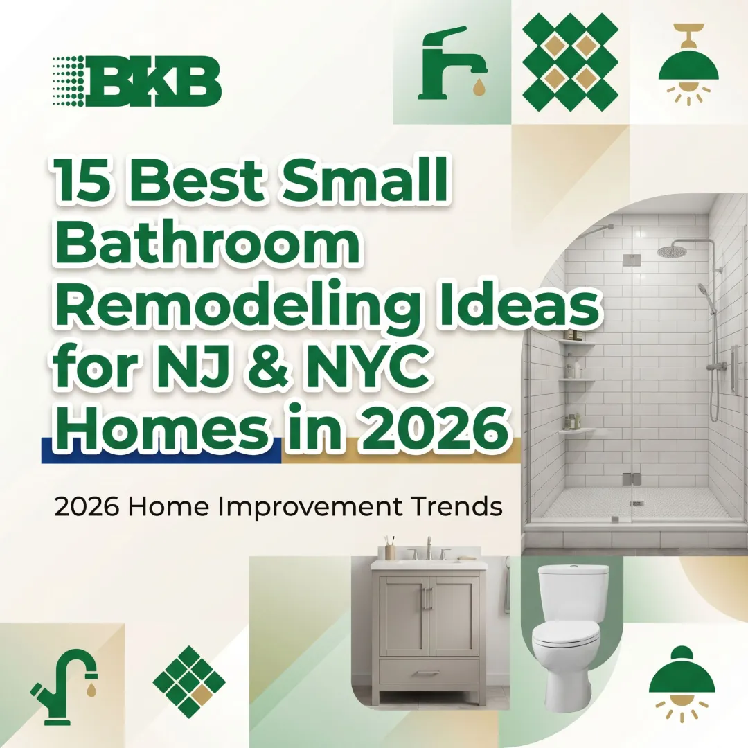15 Best Small Bathroom Remodeling Ideas for NJ & NYC Homes in 2026