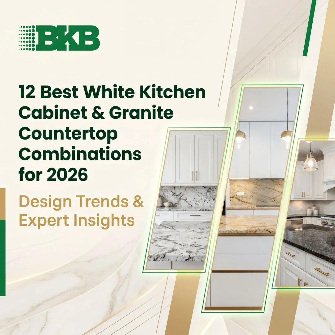 12 Best White Kitchen Cabinet & Granite Countertop Combinations for 2026