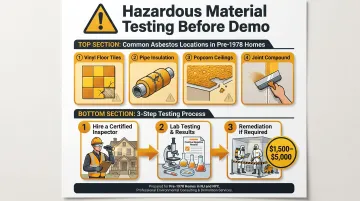 Lead paint asbestos testing process steps and remediation costs for pre-1978 homes