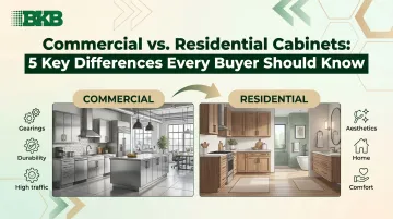 Commercial vs. Residential Cabinets: 5 Key Differences Every Buyer Should Know