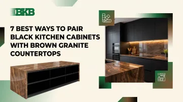 7 Best Ways to Pair Black Kitchen Cabinets with Brown Granite Countertops