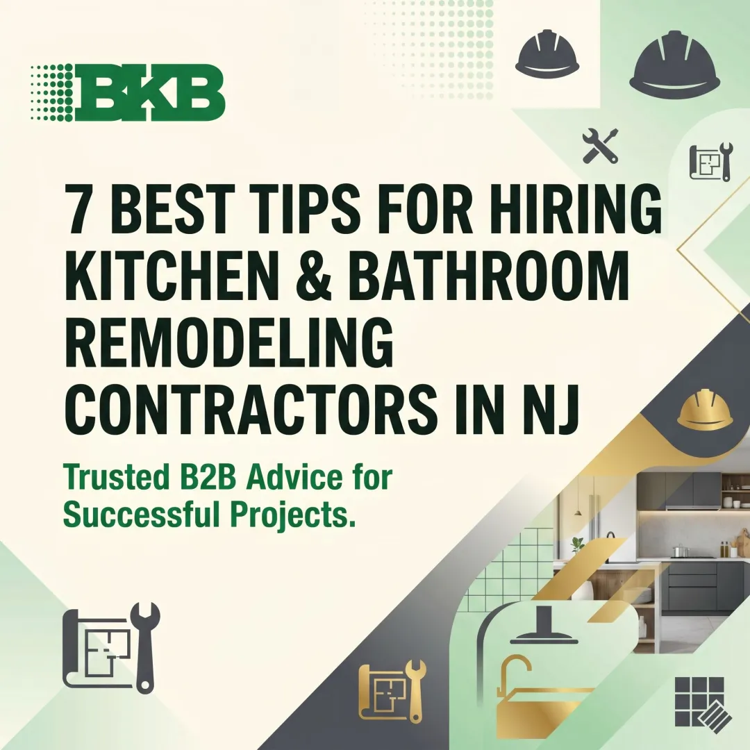 7 Best Tips for Hiring Kitchen & Bathroom Remodeling Contractors in NJ