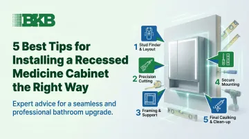 5 Best Tips for Installing a Recessed Medicine Cabinet the Right Way