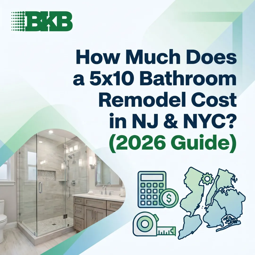 How Much Does a 5x10 Bathroom Remodel Cost in NJ & NYC? (2026 Guide)
