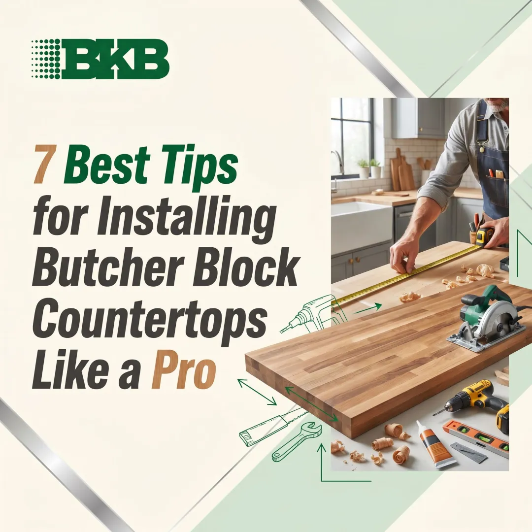 7 Best Tips for Installing Butcher Block Countertops Like a Pro