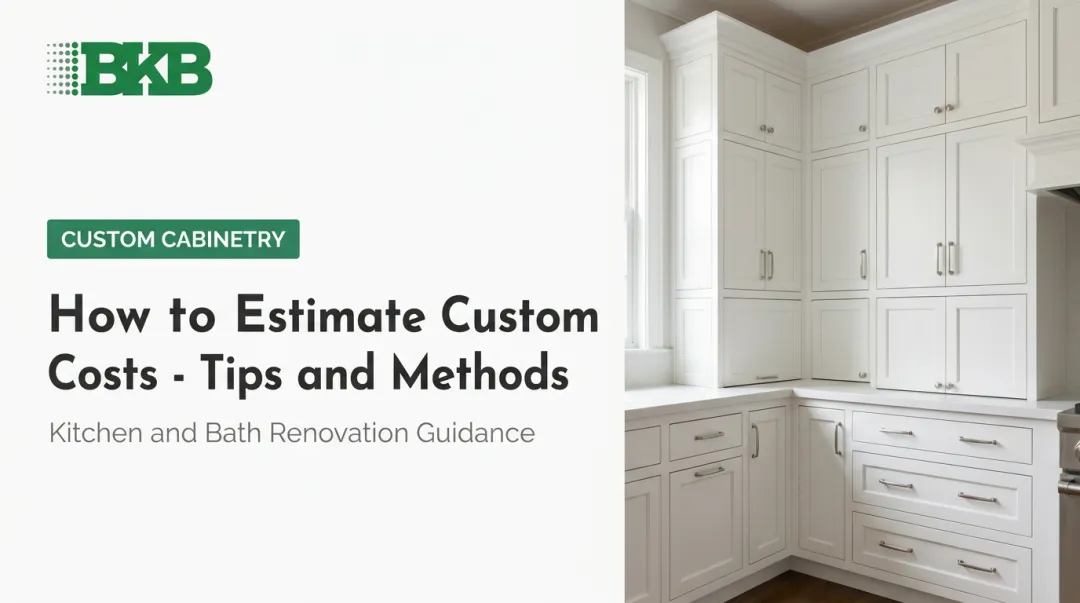 How to Estimate Custom Cabinet Costs - Tips and Methods