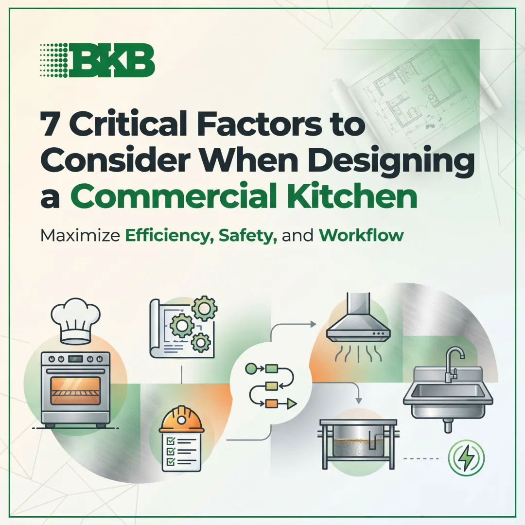 7 Critical Factors to Consider When Designing a Commercial Kitchen