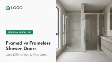 Framed vs Frameless Shower Doors: Cost Differences & Pros Cons