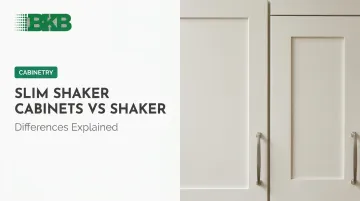 Slim Shaker Cabinets vs Shaker: Differences Explained