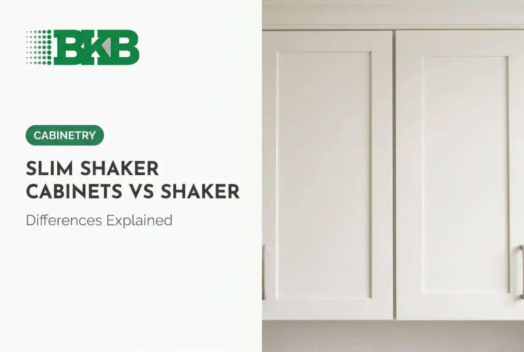Slim Shaker Cabinets vs Shaker: Differences Explained