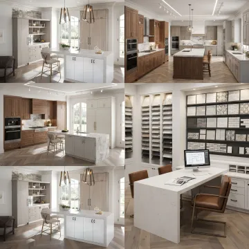 Kitchen and bath showroom displays in Englewood